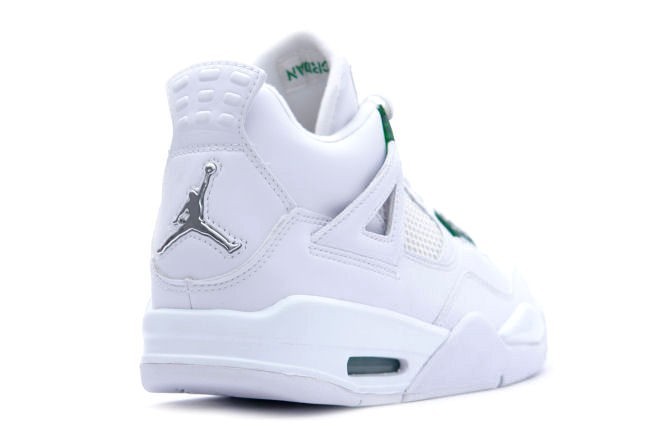 air jordan femme blanc, Super Chaud Chaussures Nike Air Jordan 4 Retro Femme et Homme tous blanc classic vert 5AIi à Vendre